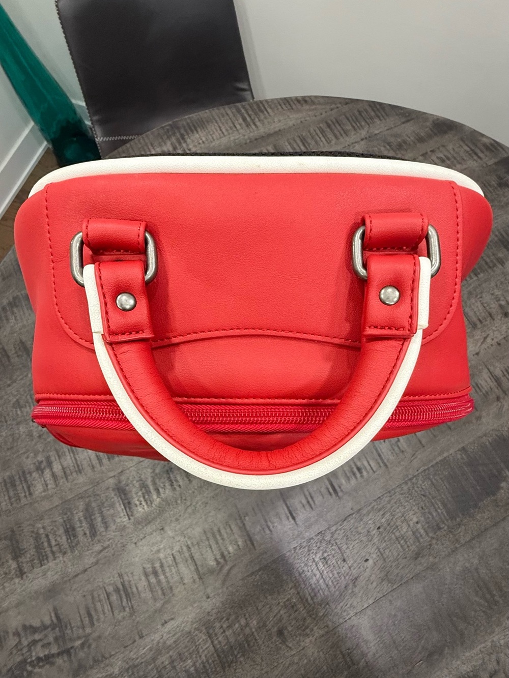 Diesel Red Men’s Backpack with Embossed Logo - Picture 4 of 8